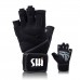 shh Padded Anti-Slip Weight Lifting Gloves with 18” Wrist Wraps Gym for Gym Workout and Exercise GG-096